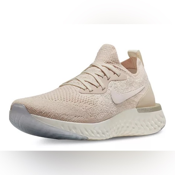 Nike Epic React Flyknit 'Light Cream' Running Shoes Size 8.5 - Picture 1 of 13